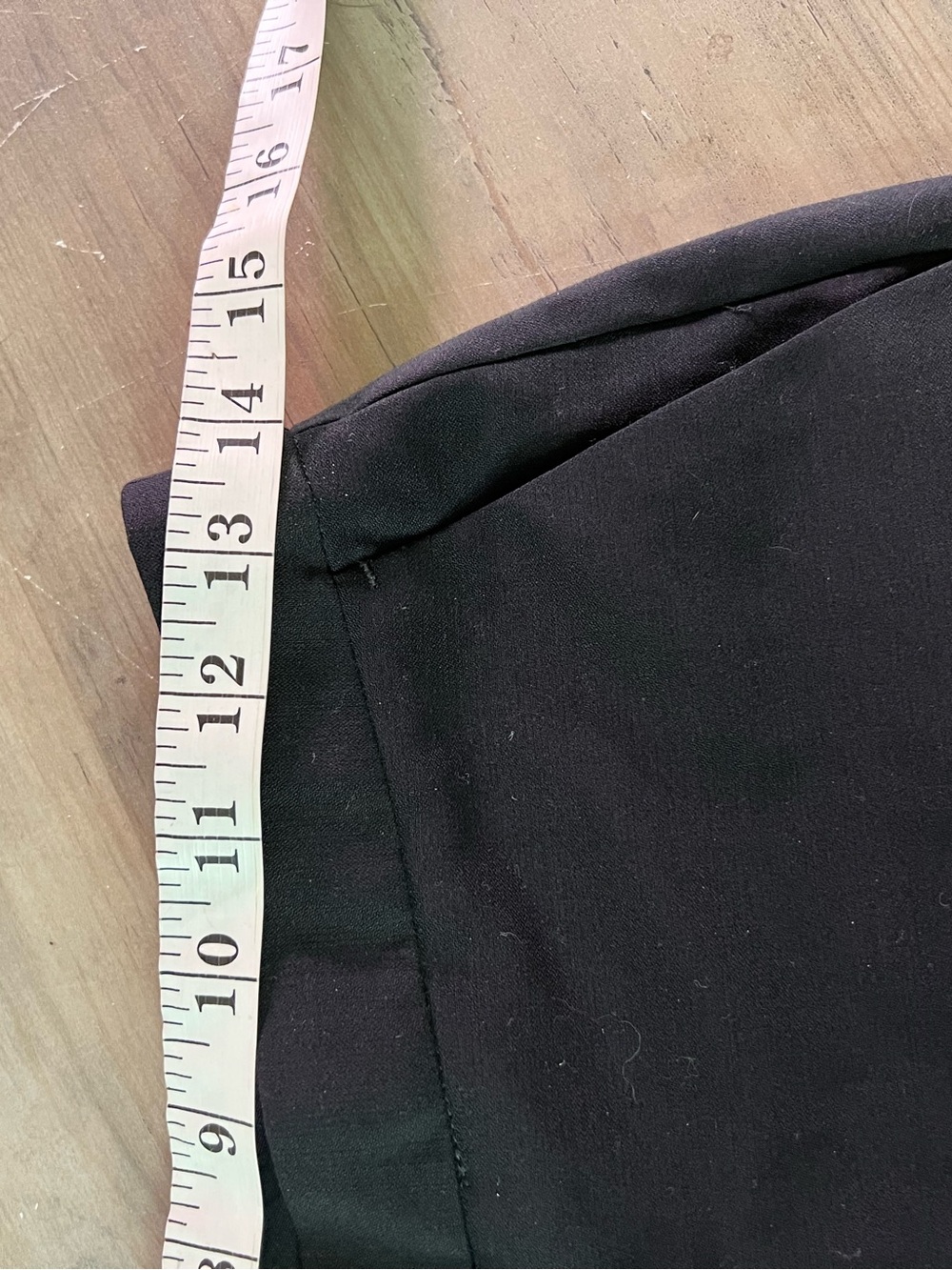 Reiss Women’s Wool Blend Black Trouser Pants Size 4 Career Office Mid Rise - Picture 9 of 12